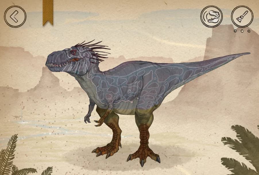 Kinder graben sich durch Erdschichten und setzen Dinosaurier wie Puzzles zusammen.